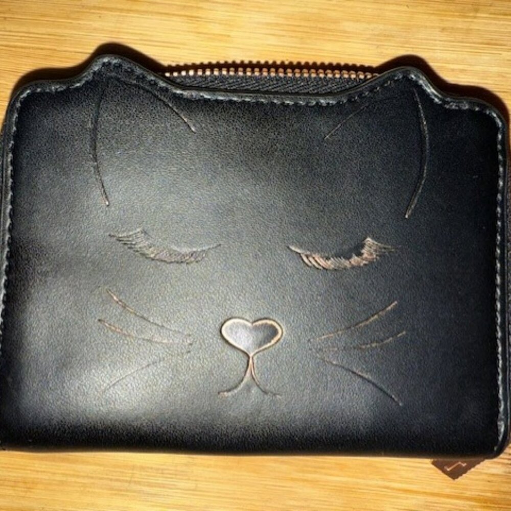 Ted Baker London Kittii Cat Zip Around Leather Wallet - Cat Lovers!